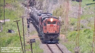 Trem tanqueiro passando em Jaú-SP, seguindo pra Bauru-SP.