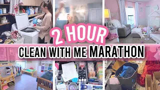 ✨ EXTREME ✨ DEEP CLEAN, DECLUTTER & ORGANIZE | CLEANING MOTIVATION MARATHON | 2 HOUR CLEAN WITH ME
