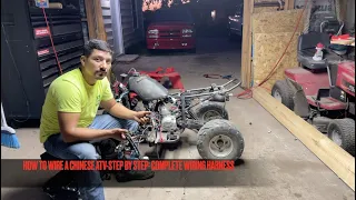 How to Wire a Chinese ATV- Step by Step- Complete Wiring Harness- DIY