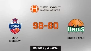 CSKA Moscow 98-80 Unics Kazan Full Highlights