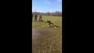 Scott Quinnell goes mud surfing