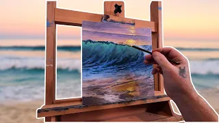 How to Paint Realistic Waves | Time-Lapse