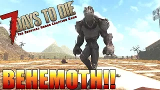 7 Days to Die BEHEMOTH!! - New and Upcoming NPCs & Zombies (Alpha 16)
