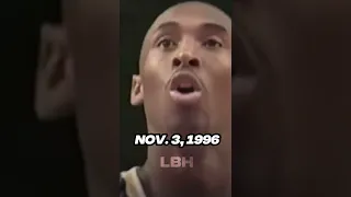 NBA Player First and Last Shot (Kobe Bryant)