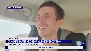 Father says son's alleged shooting by neighbor is unjustifiable