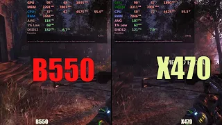AMD B550 vs X470 Motherboard | Ryzen 5600x