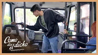 Brayan comienza a robar en transporte público | Como dice el dicho 1/4 | A quien trabaja...