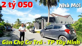 Nhà mới xây mái Thái đường nhựa gần Chợ Cư Trú TP Tây Ninh cách Tòa Thánh 1,5km Núi Bà Đen 8km