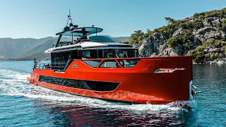 EDGE XSR 85 Ultra Luxurious Interior Review || YACHT BAHRI