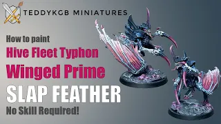 How To Paint Hive Fleet Typhon Winged Tyranid Prime