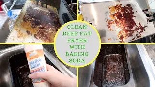 HOW TO CLEAN YOUR CHIP PAN WITH BAKING SODA
