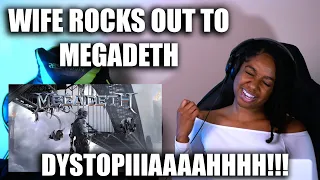 Wife Reacts To Megadeth - Dystopia  | Reaction Video