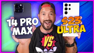 GALAXY S23 ULTRA vs IPHONE 14 PRO MAX qual COMPRAR? 😱