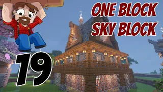 One Block Sky Block Java Edition! Episode 19: Massive House Project!