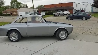 1750 GTV maiden run after 30 years.