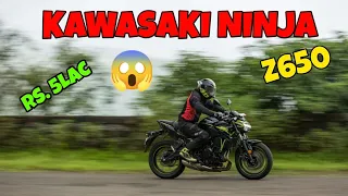2023 Kawasaki Z650 BS6 Launched ✅ On Road Price, All New Features, Bluetooth, Exhaust Sound I Black🖤