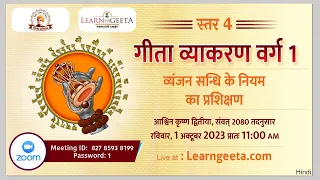 L4 Geeta Grammar Class- (HINDI)