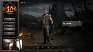 Diablo 2 Resurrected (Xbox series X) lvl 70 hardcore Necro death live on stream