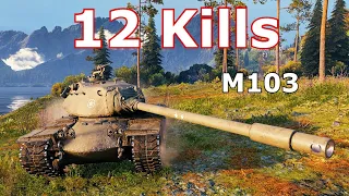 World of Tanks M103 - 12 Kills 9,8K Damage ( 1vs5 )