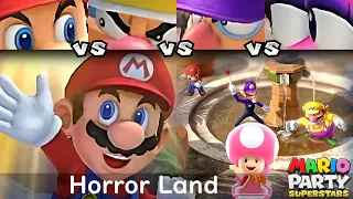 Mario Party Superstars Mario vs Wario vs Waluigi vs Birdo in Horror Land (Master)