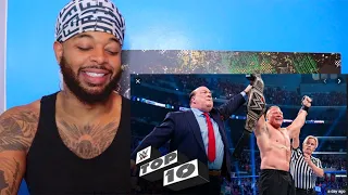 WWE Top 10 Most Shocking Moments of 2019 | Reaction
