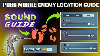 PUBG ENEMY FOOTSTEPS SOUND GUIDE | Enemy का Location जानो 👣