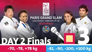 Day 2 - Finals Tatami 3: Paris Grand Slam 2022