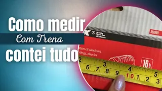 Como medir com trena. Aprenda a ler as medidas da trena.