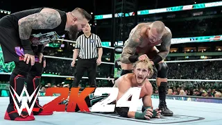 Logan Paul vs. Randy Orton vs. Kevin Owens | WrestleMania 40 [WWE 2K24]