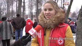 У Нововолинську відбулась акція на підтримку людей ВІЛ та СНІД - інфікованим