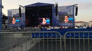 Andrea & Matteo Bocelli - Fall On Me (Live 07.06.2019, Palace Square, Saint Petersburg, Russia)