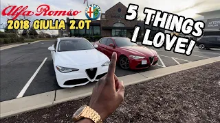 5 Things I LOVE About My Alfa Romeo Giulia 2.0T! Best Driver’s Car Under $25k?!