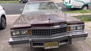 1978 Cadillac Coupe DeVille cold start and tour