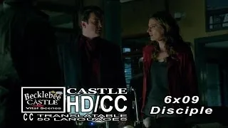 Castle 6x09  "Disciple"  3XK Files Are Gone (HD/CC)