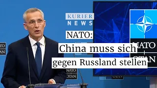 NATO-Generalsekretär: China darf Russland nicht unterstützen