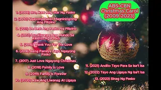 TOP FILIPINO CHRISTMAS SONG HITS OF ALL TIME//ABS-CBN CHRISTMAS STATION (2009-2023)
