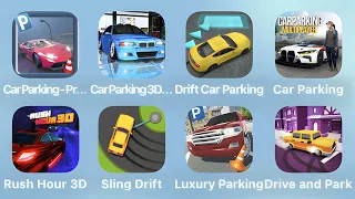 Car Parking Pro, Car Parking 3 D, Dirft Car Parking, Car Parking and More Car Games iPad Gameplay