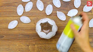 2 Ingenious Ways To Turn Plastic Spoons Into Decorations
