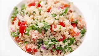 Salad with couscous and pepper | Healthy and delicious SALAD WITHOUT MAYONNAISE