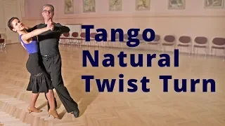 Tango Natural Twist Turn | Intermediate Dance Routine