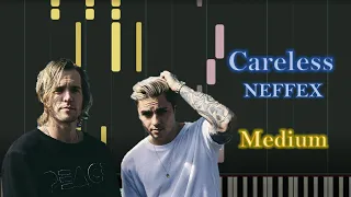 NEFFEX - Careless | Piano tutorial | Cover by Moussetime