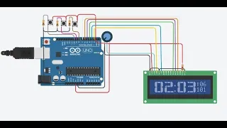 Digital Clock Using Arduino ||TINKERCAD
