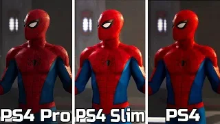 Marvels Spiderman - PS4 Pro VS PS4 Slim VS PS4 - Graphics Comparison