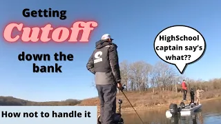 Getting Cutoff Down The Bank  (Agree or disagree don't handle it like this guy)