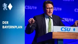 Generalsekretär Andreas Scheuer stellt den Bayernplan vor!