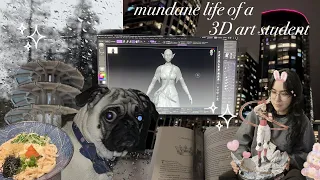 days in the life of a beginner 3D artist - a vlog