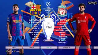 PES 2021 - Barcelona vs Liverpool - Final UEFA Champions League UCL 2021/2022 - eFootball