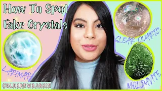 How to Spot Fake Crystals | Part 1 | Clear Quartz, Moldavite, Larmiar | Easy Signs To Look For