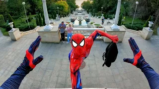 SPIDER-MANS LATE FOR SCHOOL @STORYJUMP  (Action Parkour POV)