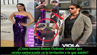 ¿Cómo intentó Demet Özdemir ocultar que estaba embarazada en la invitación a la que asistió?